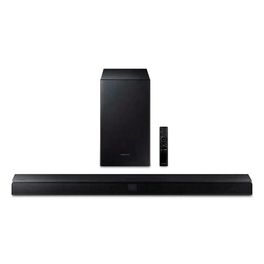 Smart-TV-65--Crystal-UHD-TU7020-4K-2020-Samsung---Soundbar-Samsung-HW-T555-com-2.1-canais-Potencia-de-320W-Bluetooth-Subwoofer-Sem-Fio