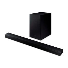 Smart-TV-65--Crystal-UHD-TU7020-4K-2020-Samsung---Soundbar-Samsung-HW-T555-com-2.1-canais-Potencia-de-320W-Bluetooth-Subwoofer-Sem-Fio