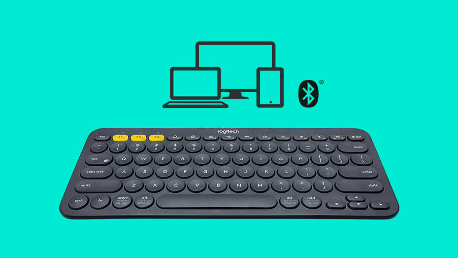 Teclado Logitech K380 Bluetooth Multi-Device PC/Mac/Chrome OS/Android/iOS/Apple TV Cinza US - 920-007564