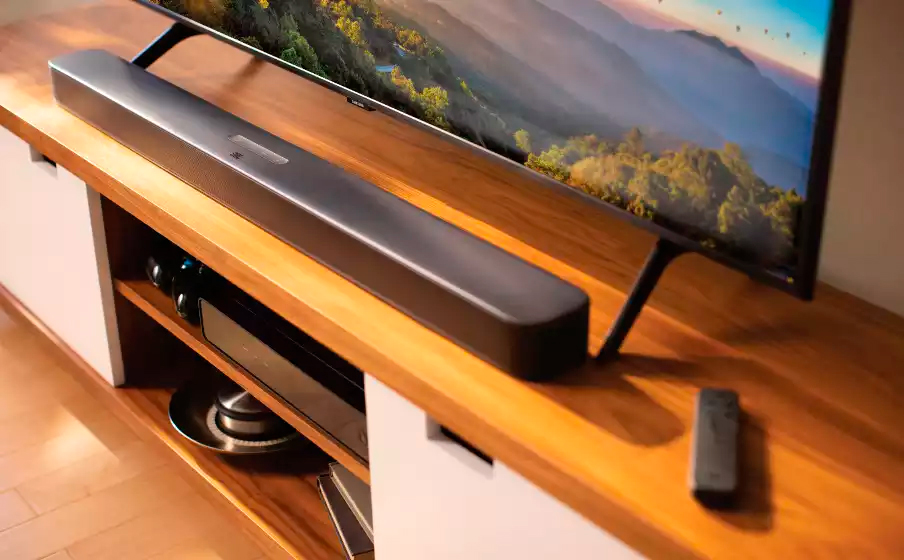 JBL Bar 2.1 Deep Bass, Barra de som de 2.1 Canais com Subwoofer sem Fios - BAR21DBBLKBR