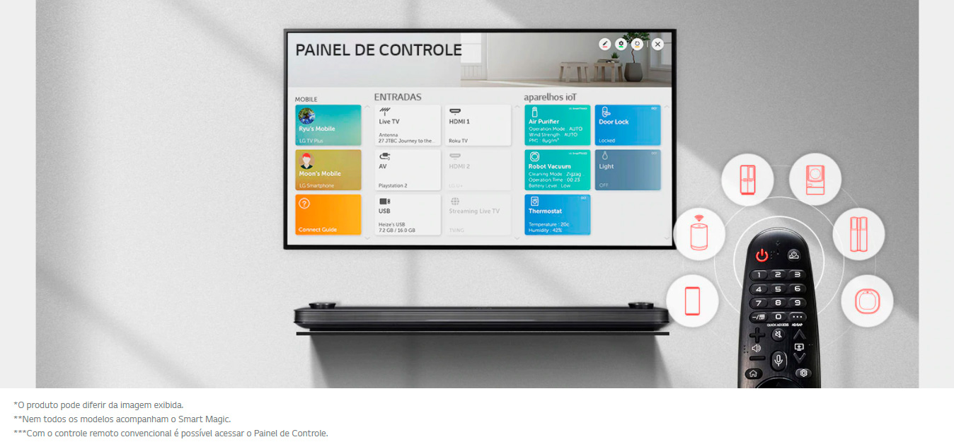  Smart TV LED 43 Full HD LG 43LM6300PSB ThinQ AI Quad Core, Bluetooth 3 HDMI 2 USB Wi-Fi