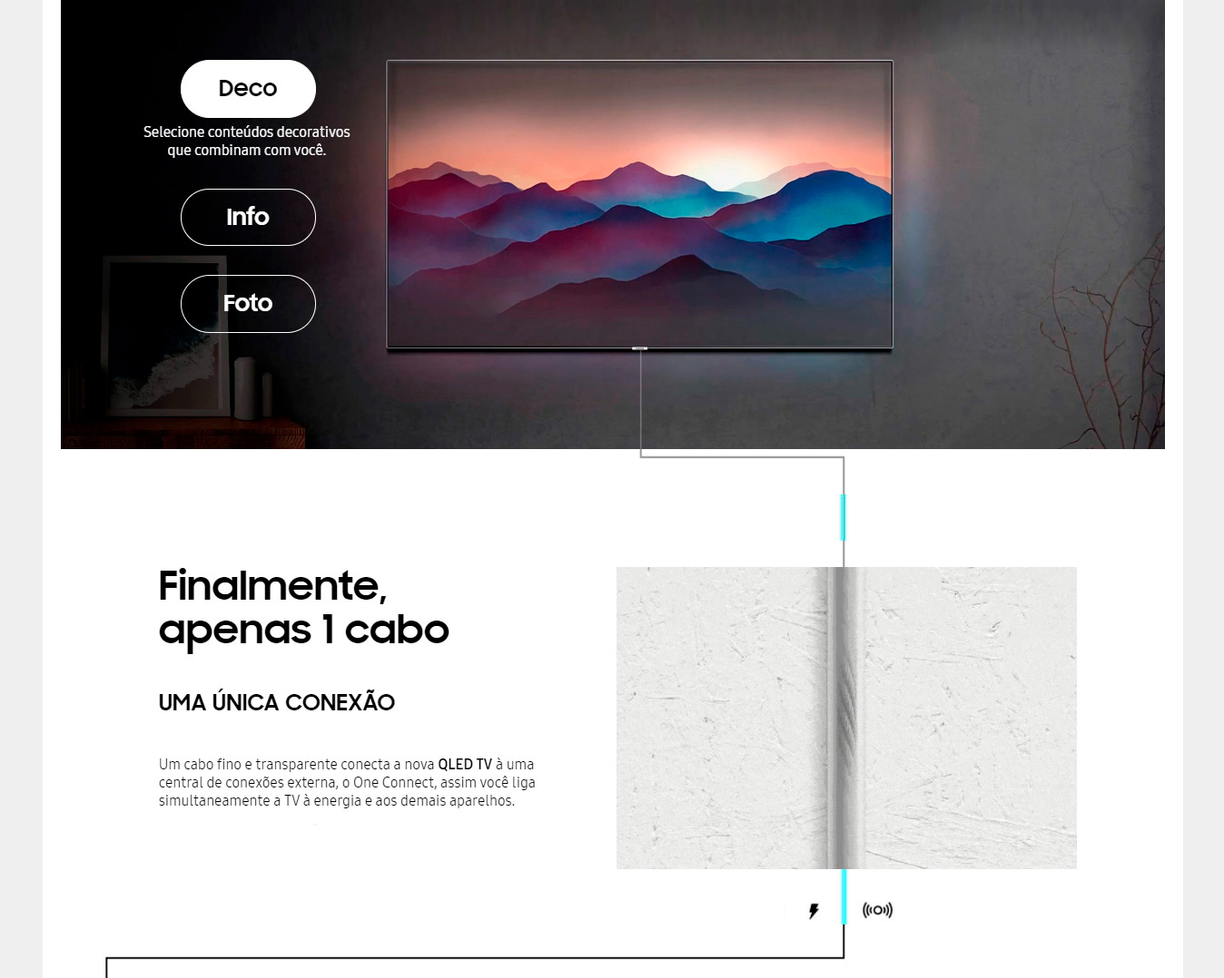 Smart TV QLED 75 Samsung QN75Q7FNAGXZD Ultra HD 4k Wi-Fi Prata