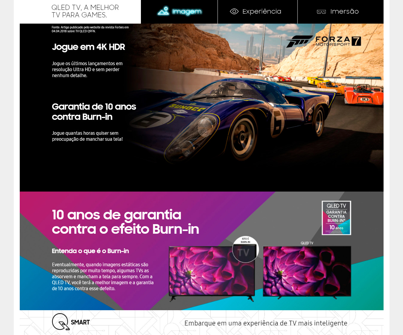 Smart TV QLED 75 Samsung QN75Q7FNAGXZD Ultra HD 4k Wi-Fi Prata