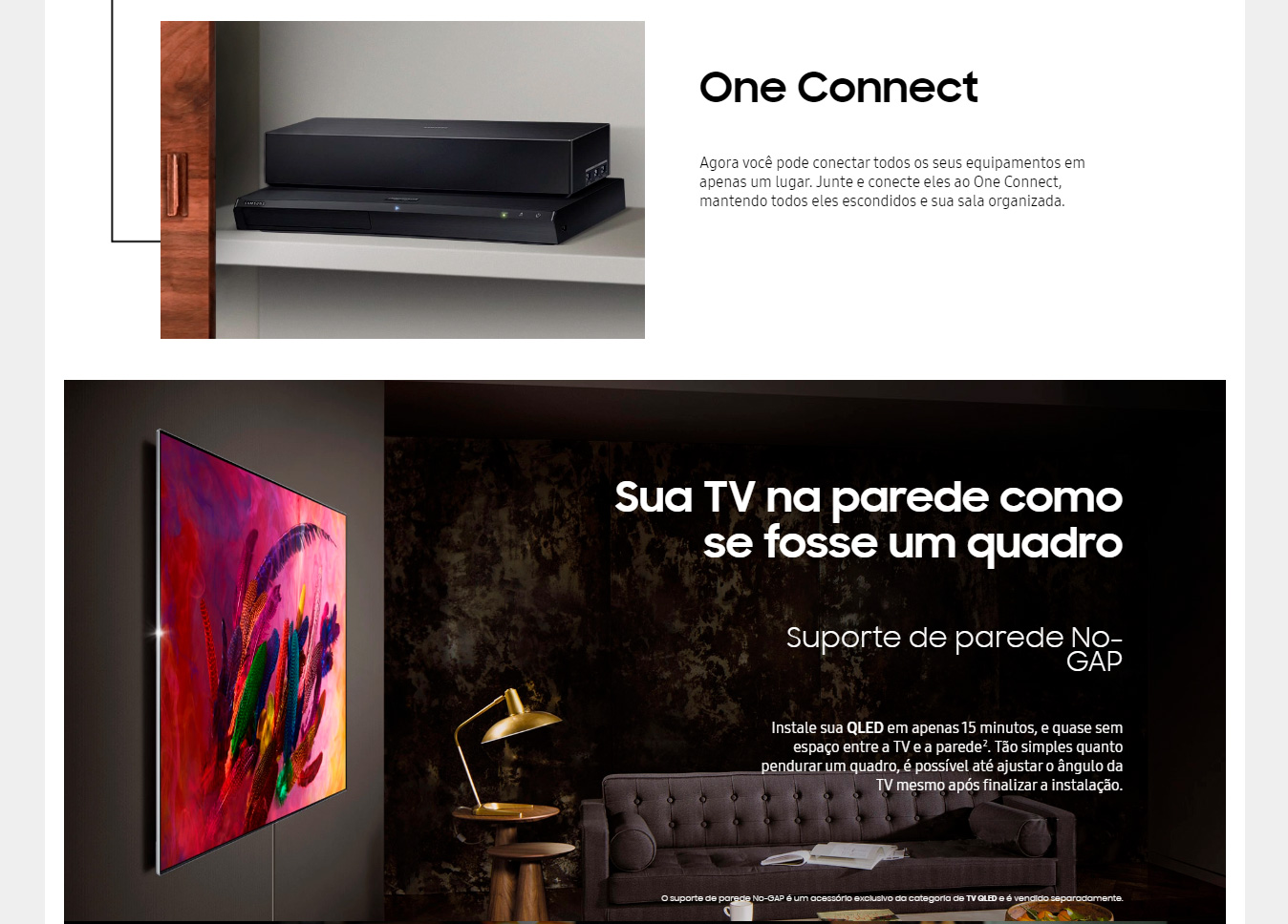 Smart TV QLED 75 Samsung QN75Q7FNAGXZD Ultra HD 4k Wi-Fi Prata