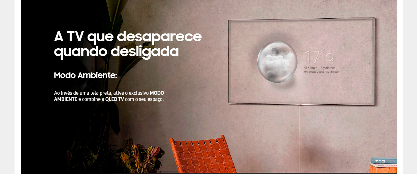 Smart TV QLED 75 Samsung QN75Q7FNAGXZD Ultra HD 4k Wi-Fi Prata