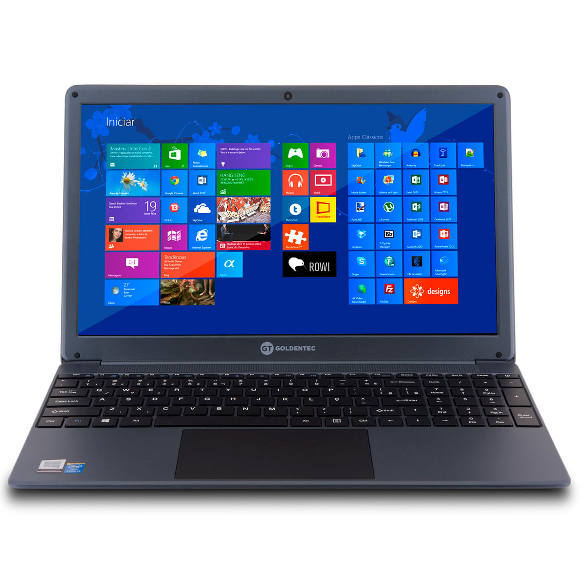 Notebook GT Blue Intel Core i5 8GB SSD 240GB 15.6 Full HD - Ibyte