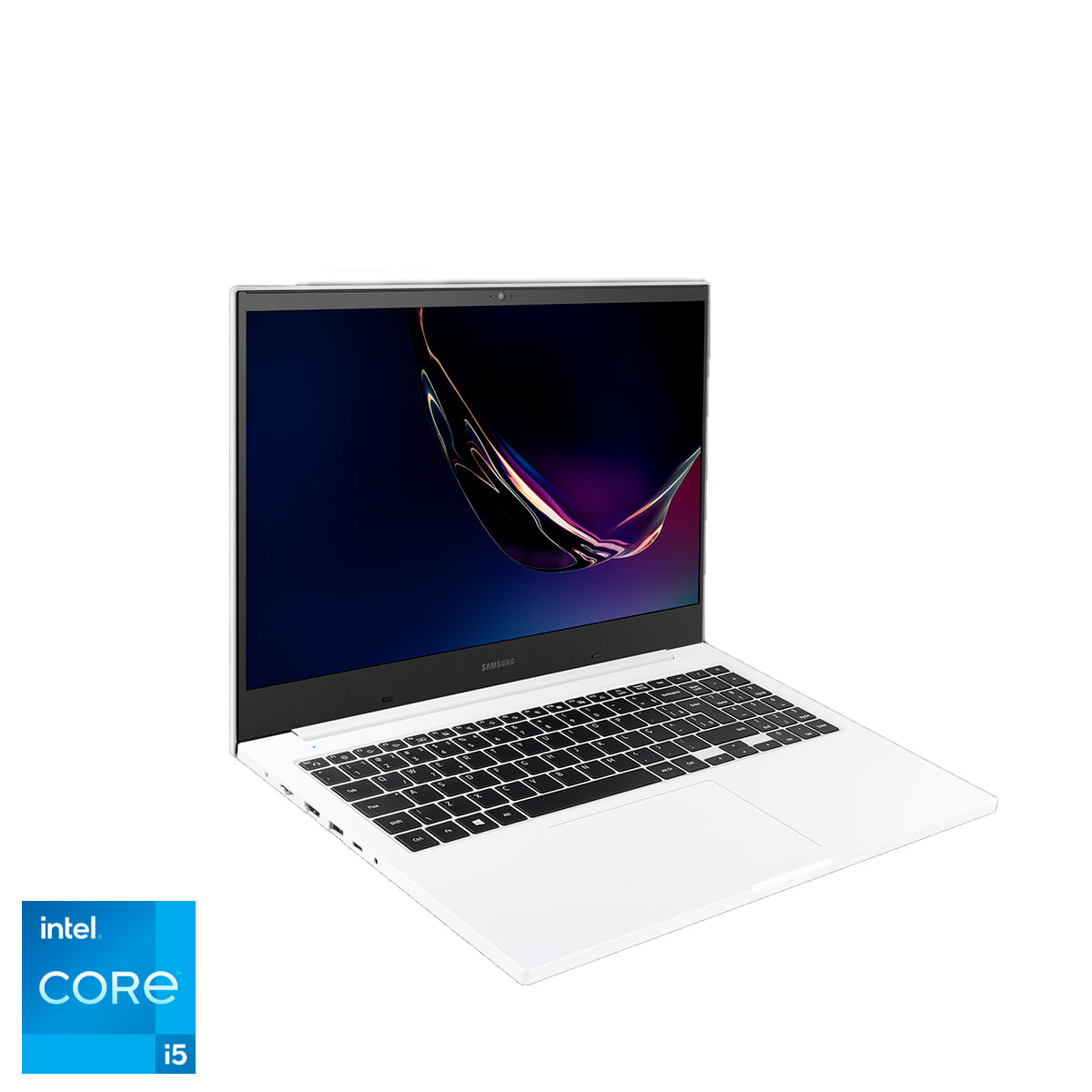 Notebook Samsung Book 11ª Intel Core i5-1135G7 8GB 256GB SSD MX450 2GB 15,6 Full HD Windows 10 Home, Branco