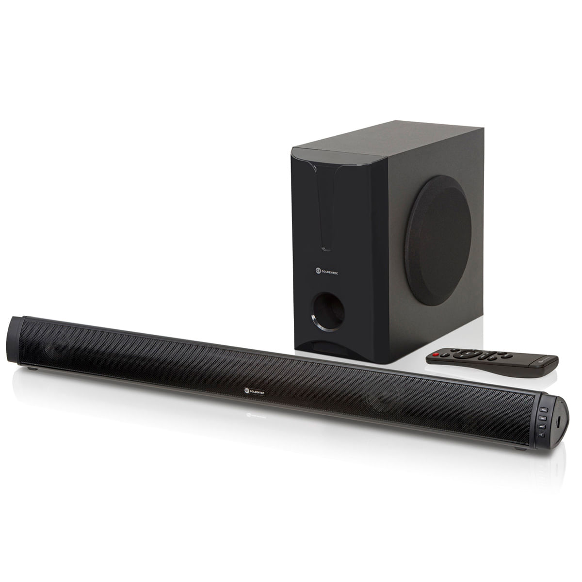 Soundbar 2.1 Canais Bluetooth 180W RMS com Subwoofer e USB | GT