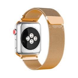 Pulseira-para-Apple-Watch-38-40mm-Milanease-Dourado-Goldentec