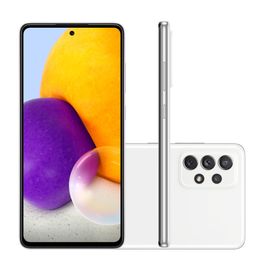 Smartphone-Samsung-A72-128GB-6GB-RAM-Tela-67--Camera-Quadrupla-Traseira-64MP---12MP---8MP---5MP-Frontal-de-32MP-Bateria-de-5000mAh-Branco