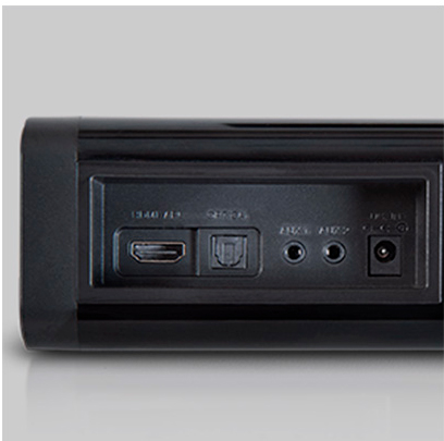 Soundbar 2.0 Canais Bluetooth 80W RMS com HDMI ARC e Entrada Óptica | GT