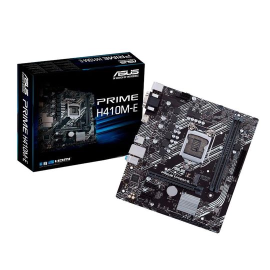 Placa-Mãe Asus Prime H410M-E Intel LGA 1200 mATX DDR4 - 90MB13H0-C1BAY0