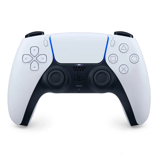 Controle Sem Fio P/ PlayStation 5 DualSense, Branco- PS5