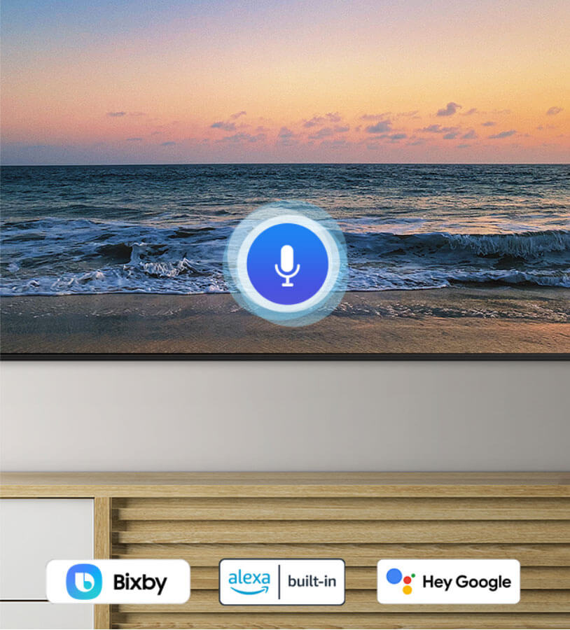 Smart TV 65 Crystal UHD 4K Samsung 65AU8000, Painel Dynamic Crystal Color, Design slim, Tela sem limites, Visual Livre de Cabos, Alexa built in