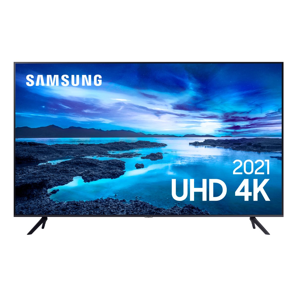 Tv 55" Led Samsung 4k - Ultra Hd - Un55au7700