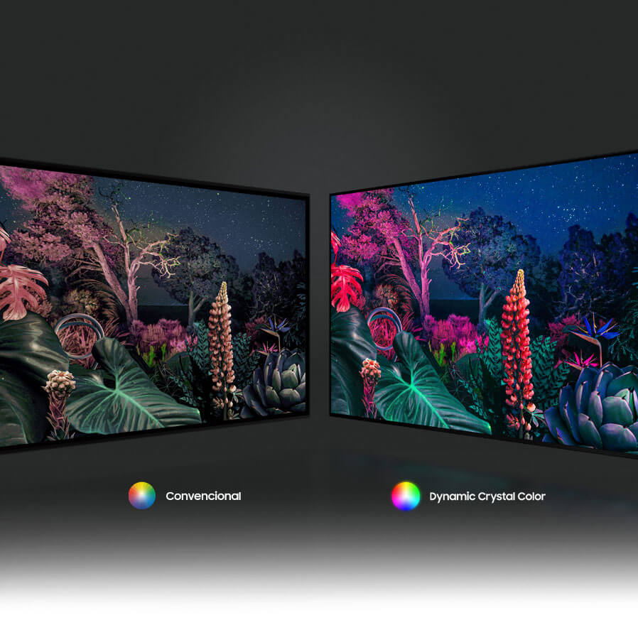 Smart TV Samsung 55 Crystal UHD 4K 55AU8000, Painel Dynamic Crystal Color, Design slim, Tela sem limites, Visual Livre de Cabos, Alexa built in, Controle Único