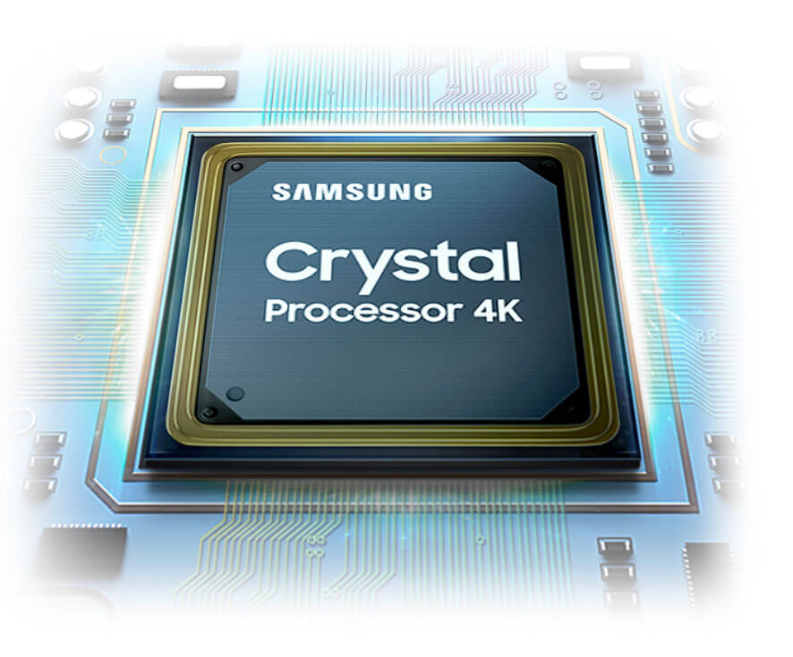 Smart TV Samsung 55 Crystal UHD 4K 55AU8000, Painel Dynamic Crystal Color, Design slim, Tela sem limites, Visual Livre de Cabos, Alexa built in, Controle Único  