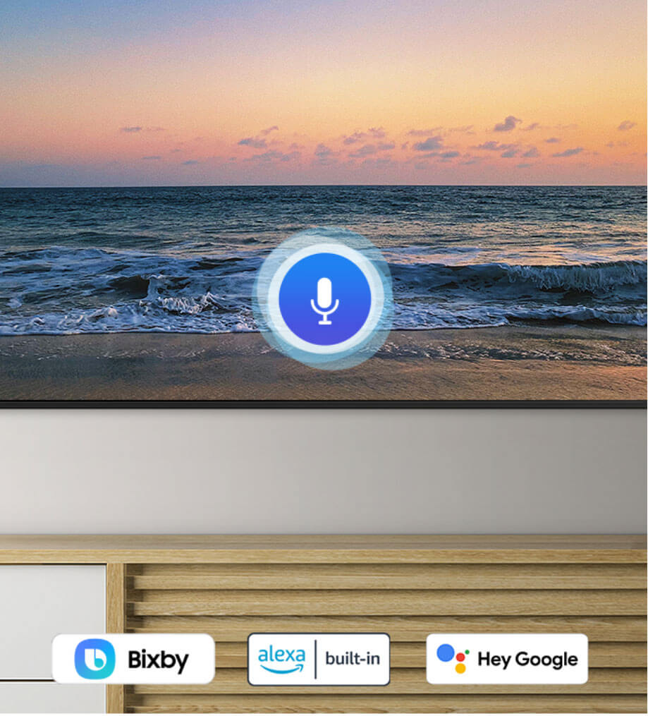 Smart TV Samsung 55 Crystal UHD 4K 55AU8000, Painel Dynamic Crystal Color, Design slim, Tela sem limites, Visual Livre de Cabos, Alexa built in, Controle Único  