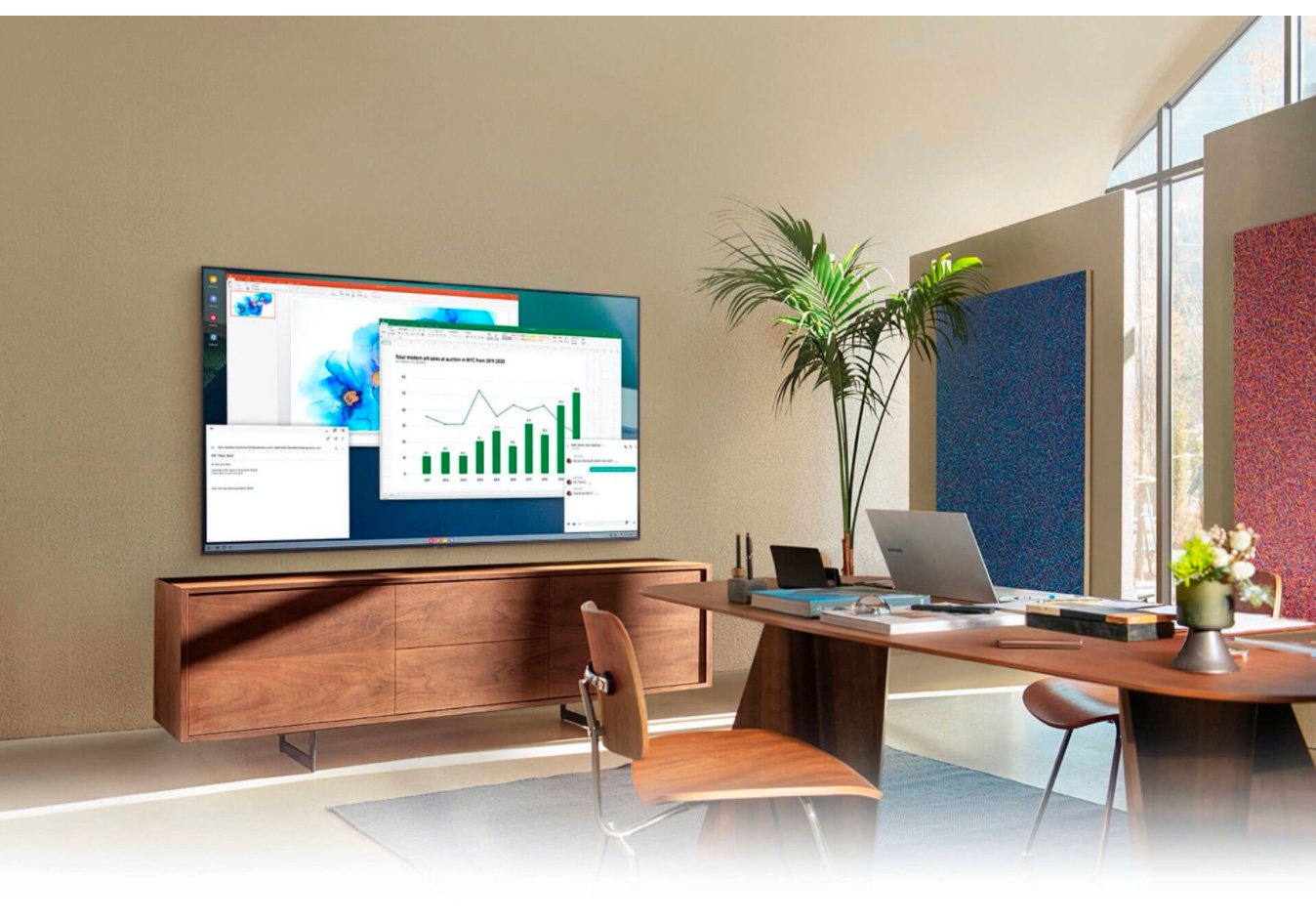 Smart TV 65 Crystal UHD 4K Samsung 65AU8000, Painel Dynamic Crystal Color, Design slim, Tela sem limites, Visual Livre de Cabos, Alexa built in