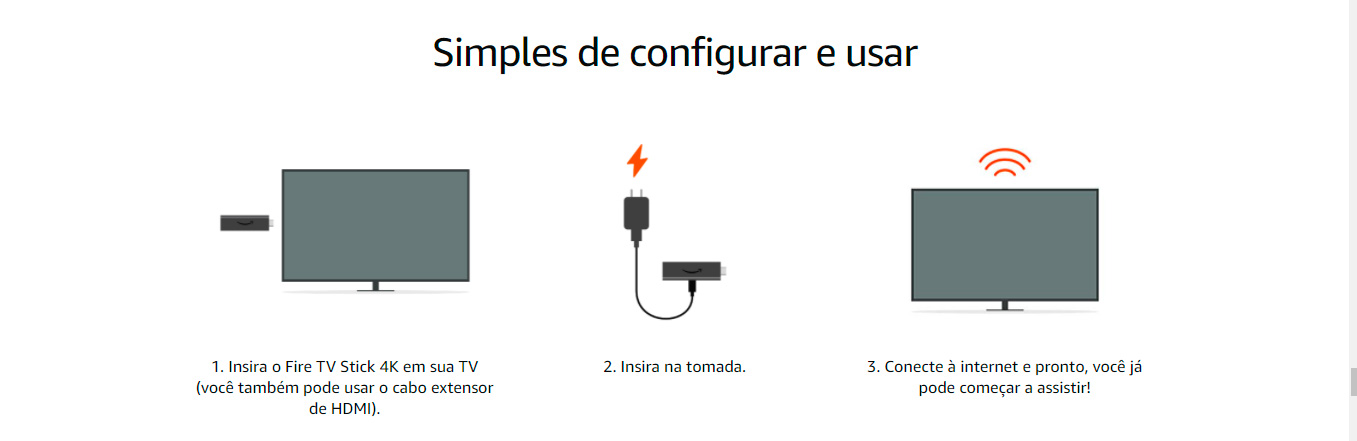 Fire TV Stick 4K com Controle Remoto por Voz com Alexa (inclui comandos de TV) | Dolby Vision