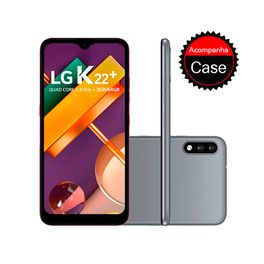 Kit-Smartphone-LG-K22--64GB-3GB-RAM-Tela-6.2--Camera-Dupla-Titan----Smartwatch-Goldentec-Preto