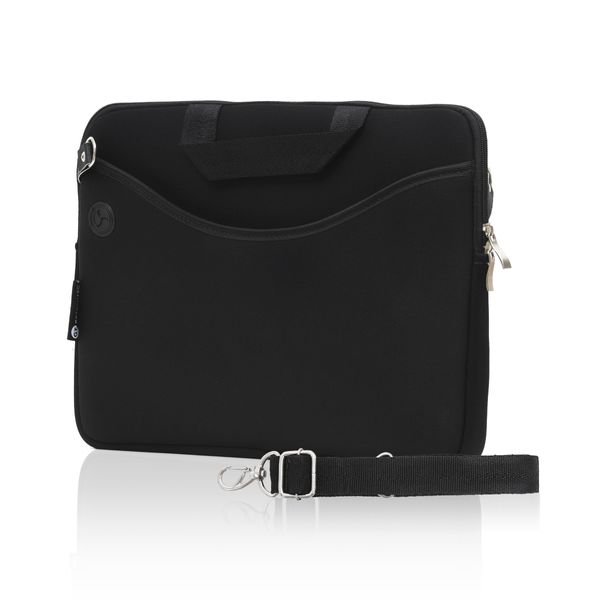 Case para Notebook 15.6" Travel com Bolso e Alça - Preta | Goldentec