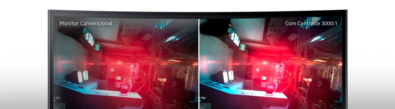 Monitor Samsung LED 24 Widescreen Curvo, Full HD, HDMI/VGA, FreeSync - LC24F390FHLMZD