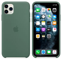 Capa-para-iPhone-11-Pro-Max-Apple-Silicone-Verde---MX012ZM-A