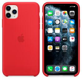Capa-para-iPhone-11-Pro-Max-Apple-Silicone-Vermelho---MWYV2ZM-A