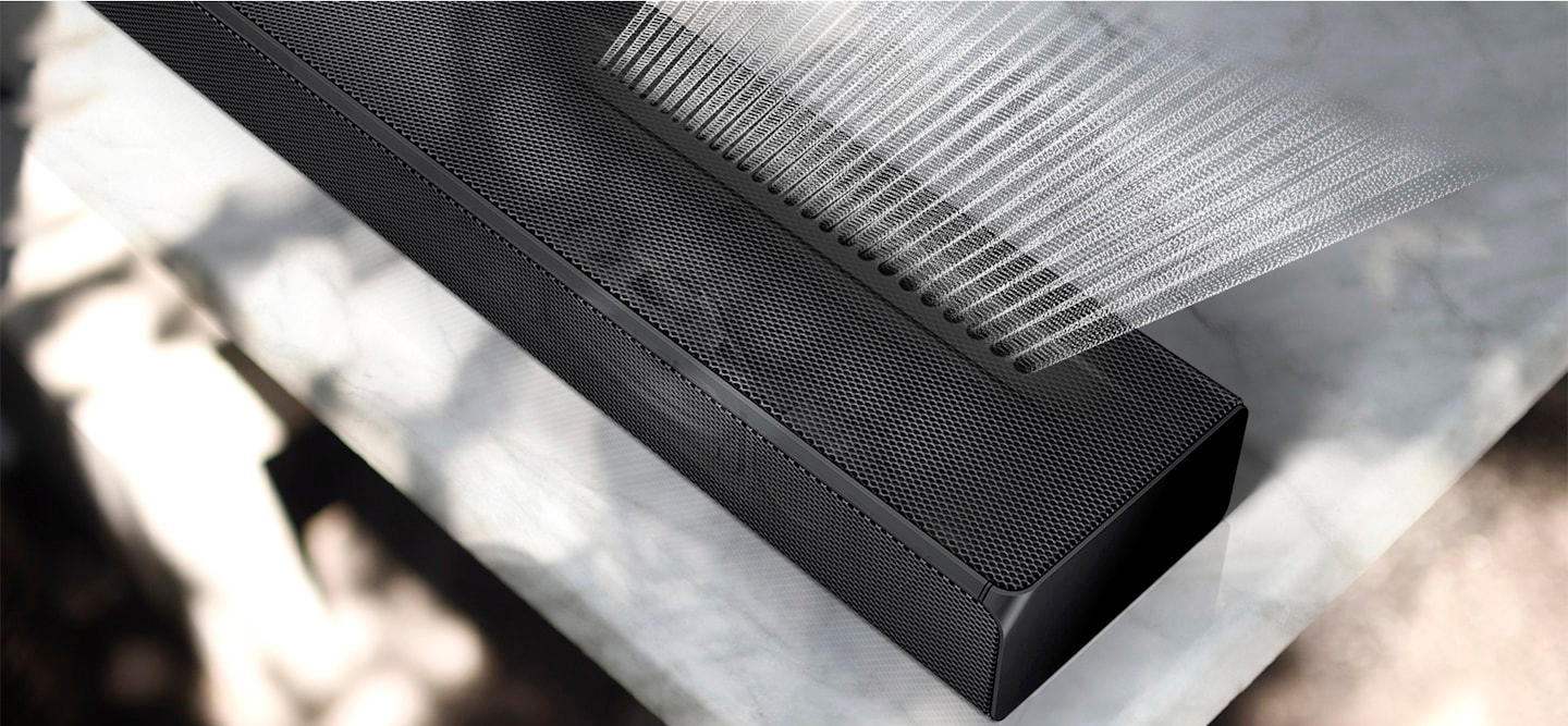 Soundbar Samsung  com 3.1.2 canais, Bluetooth, Subwoofer sem fio,Dolby Atmos e Acoustic Beam