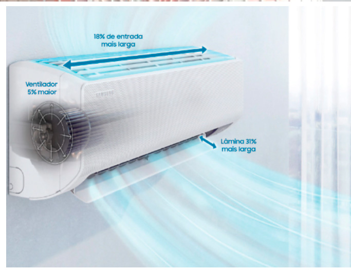 Ar Condicionado Split Samsung Digital Inverter Ultra 12.000 Btus Frio Branco - 220v