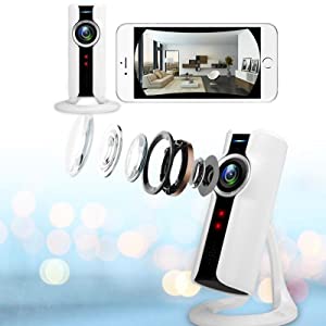 Câmera Wi-Fi HD GT 180° Fisheye com Visão Noturna e App | GT
