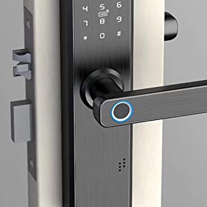 Fechadura Digital com Biometria Wi-Fi GT Smart Lock com 5 Formas de Desbloqueio | GT