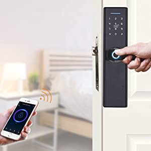 Fechadura Digital com Biometria Wi-Fi GT Smart Lock com 5 Formas de Desbloqueio | GT