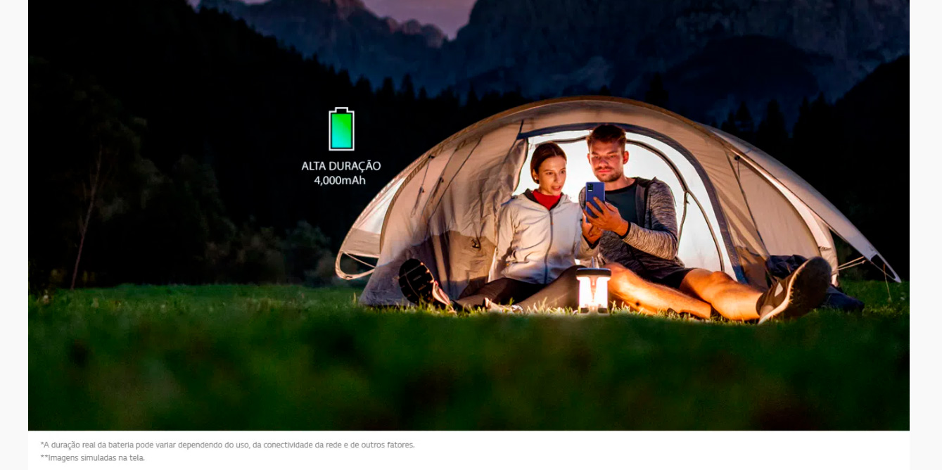 Smartphone LG K62 64GB 4GB RAM Tela de 6,59 Câmera Quádrupla Traseira 48MP + 5MP + 5MP + 2MP Frontal de 13MP Bateria 4000 mAh