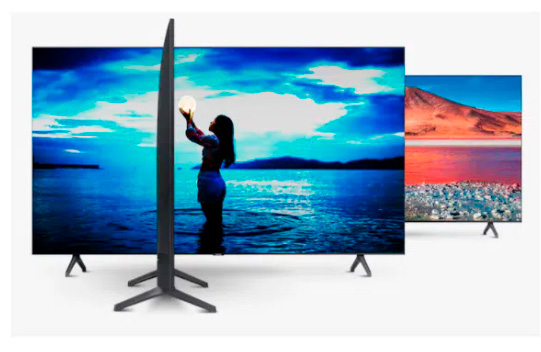 Smart TV 75 Crystal UHD TU7020 4K 2020 Samsung, 2 HDMI, 1 USB, Wi-Fi, Bluetooth