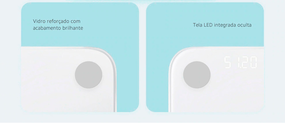 Balança Corporal Xiaomi Inteligente Mi Body XM379BRA Composition Scale 2, Bioimpedância, Bluetooth - Branc