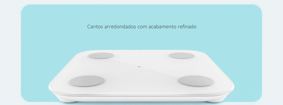 Balança Corporal Xiaomi Inteligente Mi Body XM379BRA Composition Scale 2, Bioimpedância, Bluetooth - Branc