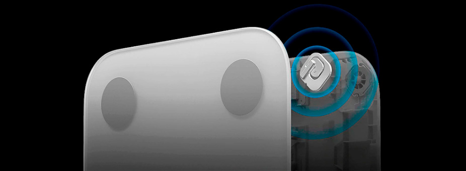 Balança Corporal Xiaomi Inteligente Mi Body XM379BRA Composition Scale 2, Bioimpedância, Bluetooth - Branco