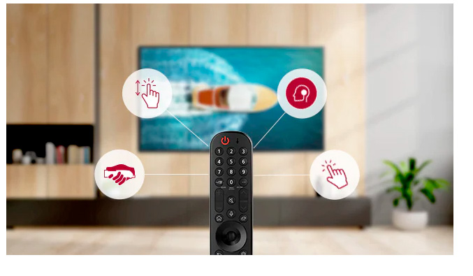 Smart TV LED 50'' 4K UHD LG 50UP7550 2021 WiFi Bluetooth HDR Inteligência Artificial ThinQ Smart Magic Google Alexa
