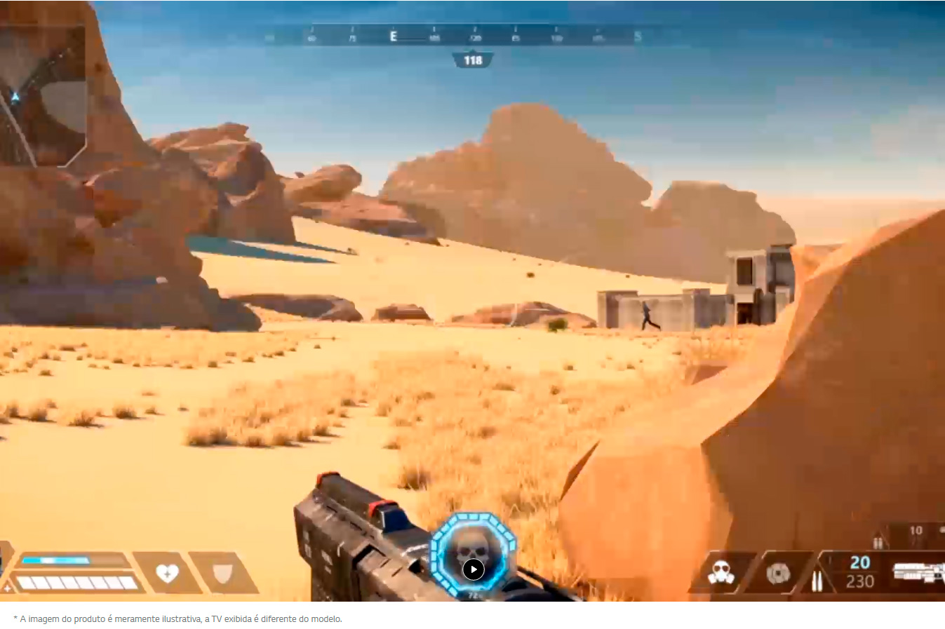 Smart TV LED 55 4K UHD LG 55UP7550 2021 WiFi Bluetooth HDR Inteligência Artificial ThinQ Smart Magic Google Alexa