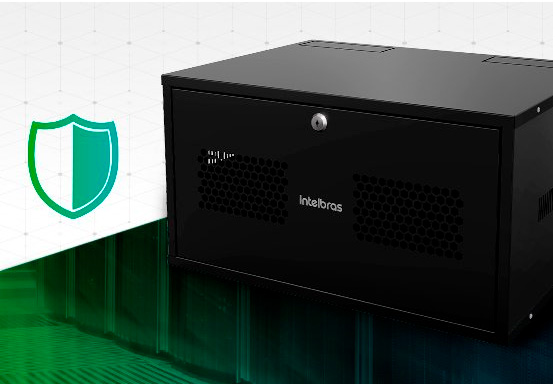 Mini Rack Intelbras Montado 5U 570mm - MRM 537