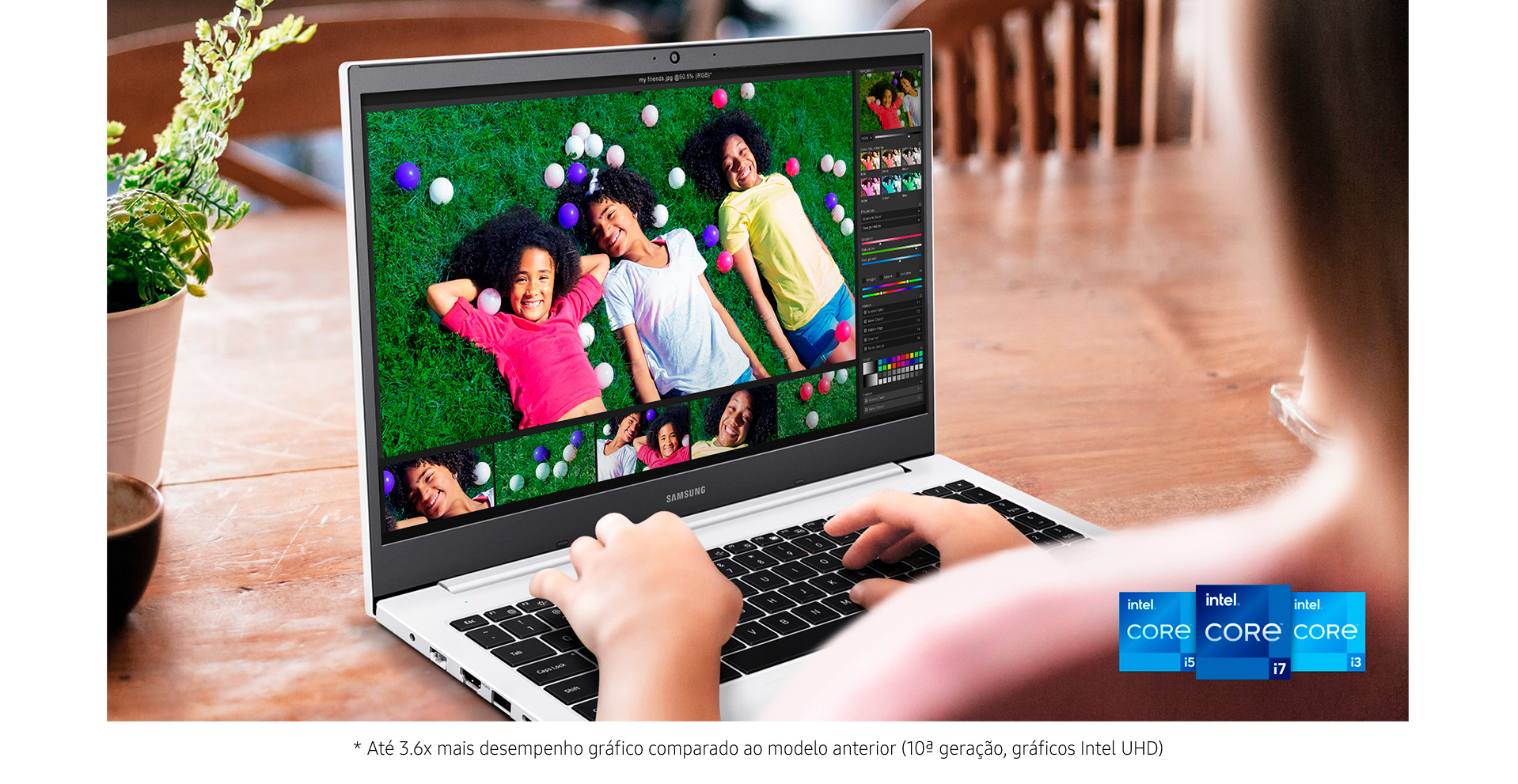 Notebook Samsung Book Intel Core i5 - 8GB 256GB SSD 15,6” Full HD Windows 10, Cinza Cumbo - NP550XDA-KF2BR