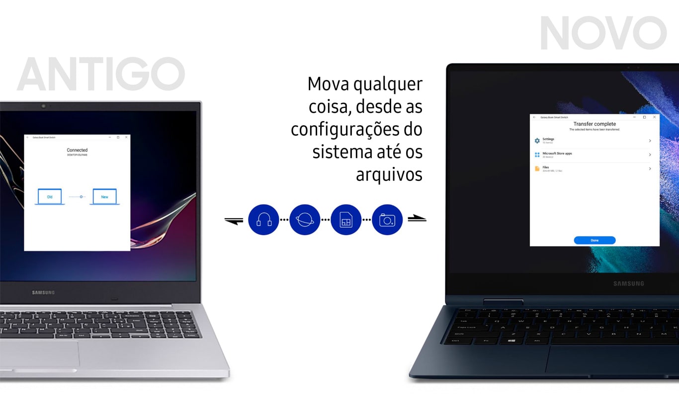 Notebook Samsung Galaxy Book Pro 11ª Intel Core i7 16GB 1TB SSD M.2, 15' Full HD Amoled Windows 10, Mystic Silver - NP950XDB-KS1BR