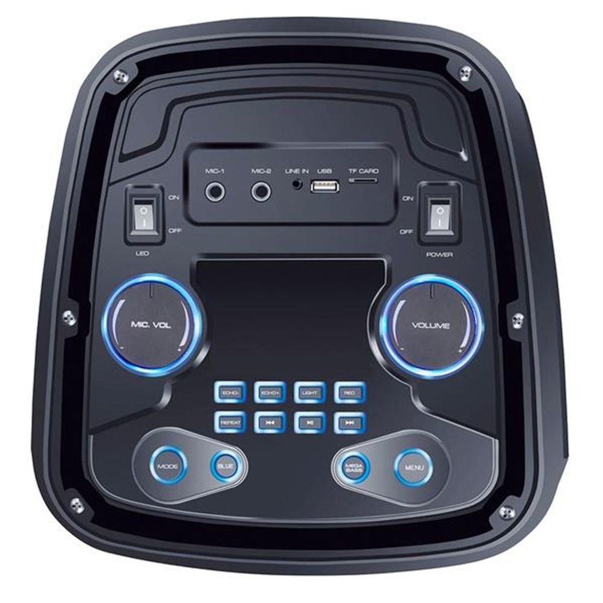 Caixa de Som Bluetooth 1000W Pulse Pulsebox LED USB/AUX/MicroSD - SP359
