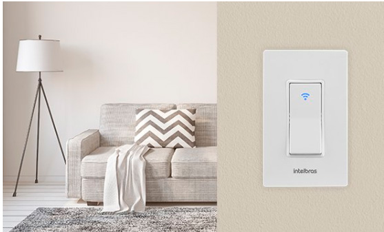 Interruptor Inteligente Wi-Fi Intelbras EWS 101 I Branco