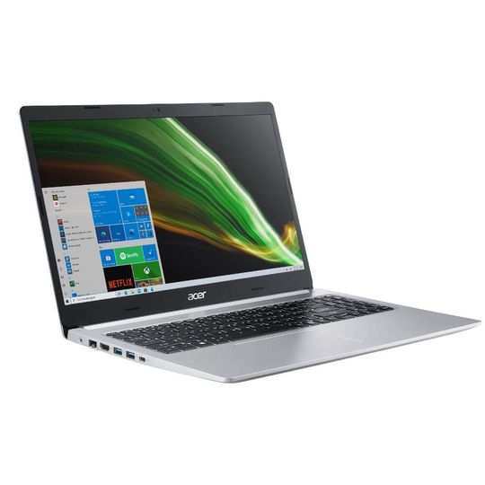 Notebook Acer Aspire 5 A515-54-56W9 Intel Core i5-10210U 48GB 256GB SSD M.2 15,6 Full HD Windows 10 Home,Cinza