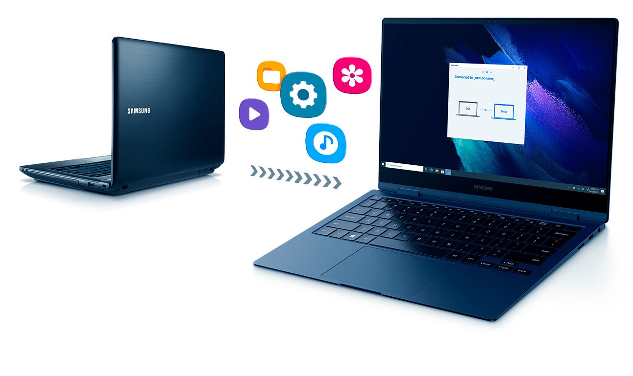 Notebook Samsung Galaxy Book Pro 360 Intel Core i7 16GB 512GB SSD 13 Full HD Windows 10, Mystic Navy - NP930QDB-KS1BR