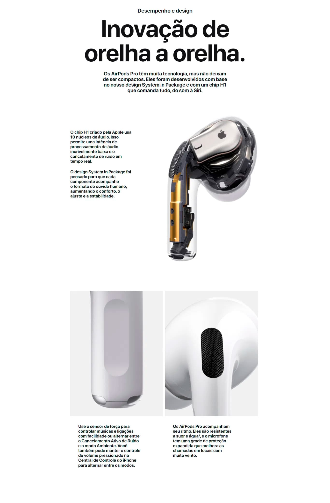 Fone de Ouvido Apple AirPods Pro - MWP22BE/A