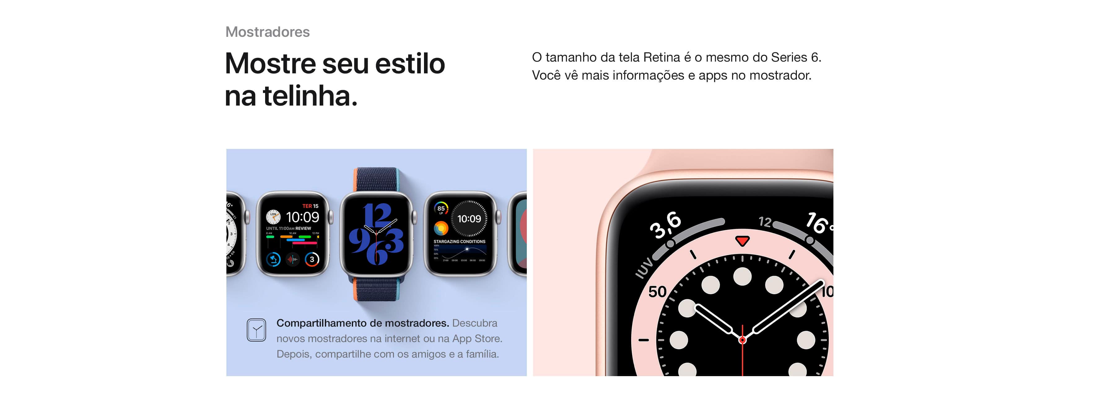 Apple Watch SE (GPS + Cellular, 44mm) - Caixa de alumínio cinza-espacial -  Pulseira esportiva Preto